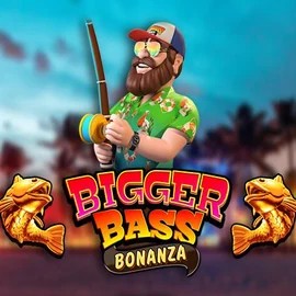 Official Slots logo: Bigger Bass Bonanza by Pragmatic Play at Lemon Casino