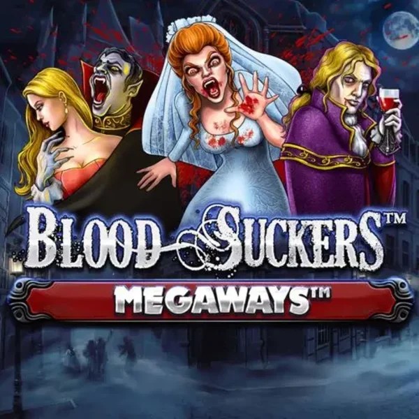 Blood Suckers Megaways slot logo by Red Tiger Gaming at Lemon Casino