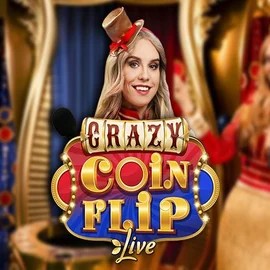 Crazy Coin Flip by Evolution, showcased at lemon-casino.eu – game logo