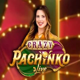 Official Live Casino logo: Crazy Pachinko by Evolution at Lemon Casino