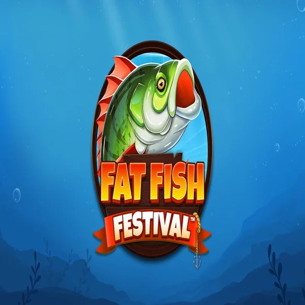Fat Fish Festival slot logo by Wishbone Games at Lemon Casino