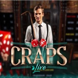 Live Craps logo – Live Casino by Evolution at Lemon Casino